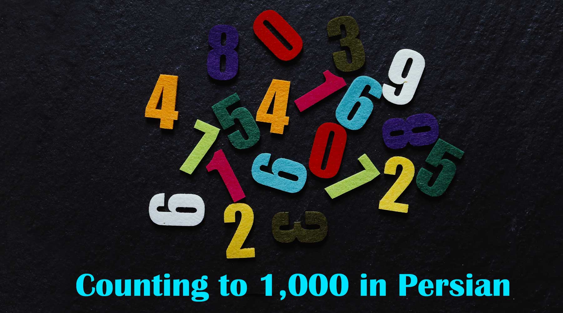 Counting to 1,000 in Persian
