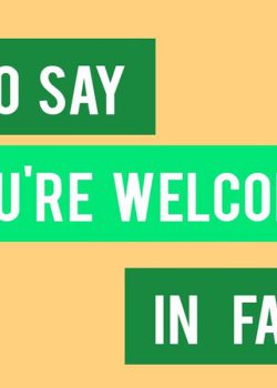 How Do You Say You’re Welcome in Farsi